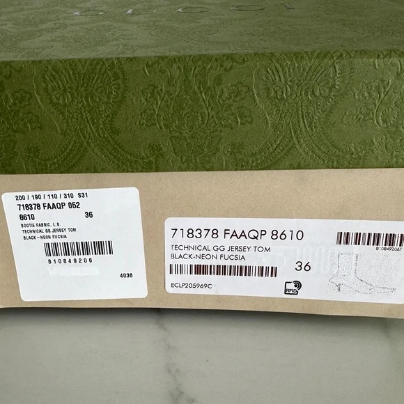 Gucci GG Jersey Tom Technical Fabric Boot - Picture 10 of 10